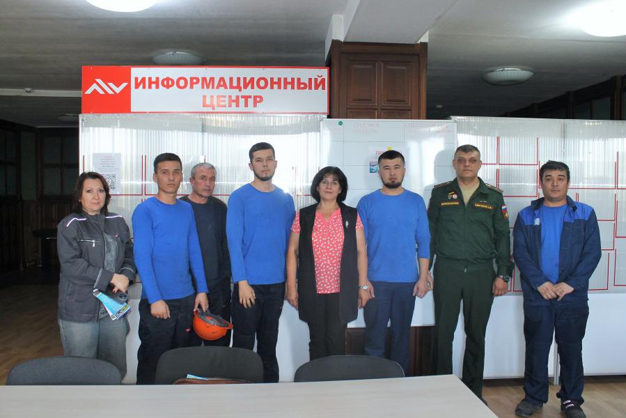 На базе ООО «МАК» прошла встреча с иностранными гражданами, пребывающими на территории нашего района