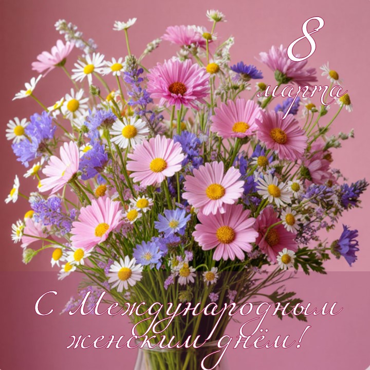 Дорогие женщины! От имени депутатов районного Собрания поздравляю вас с Международным женским днем!