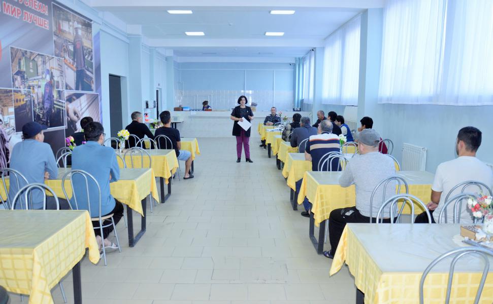 На базе ООО «МАК» прошла встреча с иностранными гражданами, пребывающими на территории нашего района