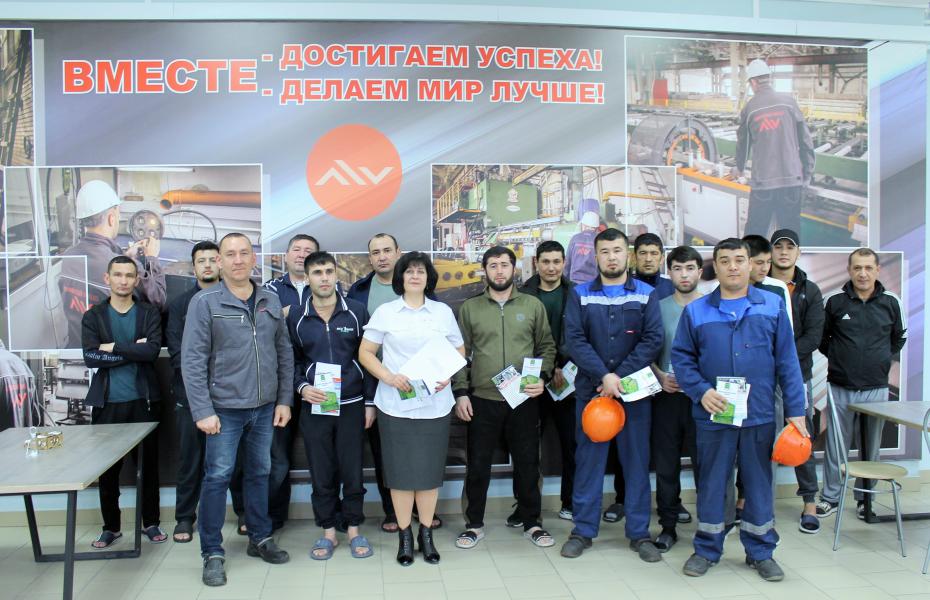 На базе ООО «АЛ5-ЮГ» прошла встреча с иностранными гражданами, пребывающими на территории нашего района