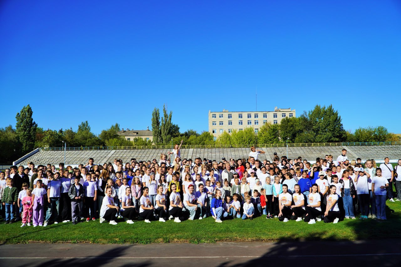 Ежегодная Всероссийская акция «Зарядка с чемпионом» состоялась в Белой Калитве 13 сентября