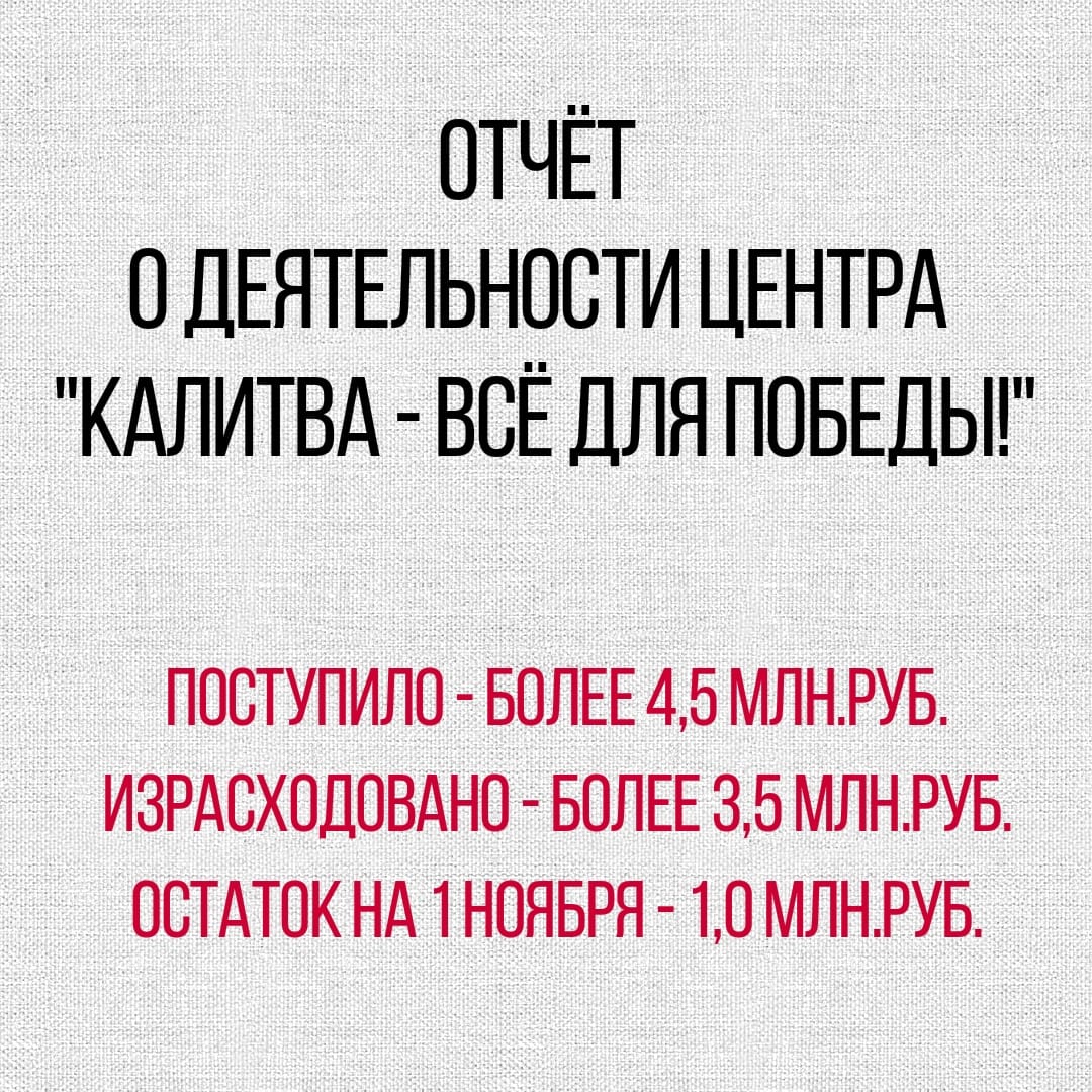 Белокалитвинцы перечислили на счет Центра гуманитарной помощи «Калитва – всё для Победы» более 4,5 миллионов рублей
