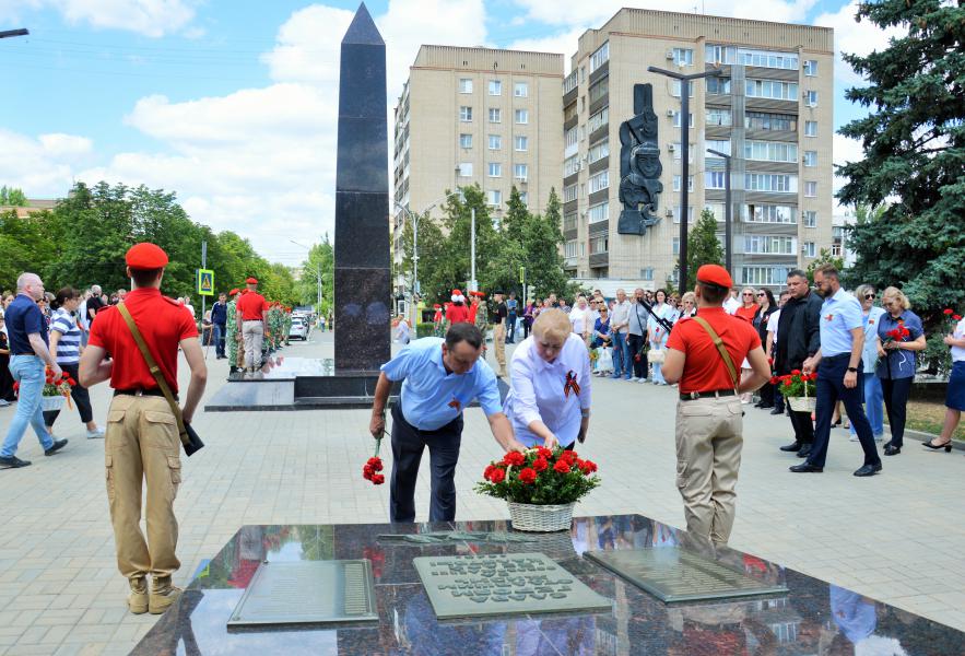 В День памяти и скорби белокалитвинцы вместе со всей страной почтили память погибших в годы Великой Отечественной войны