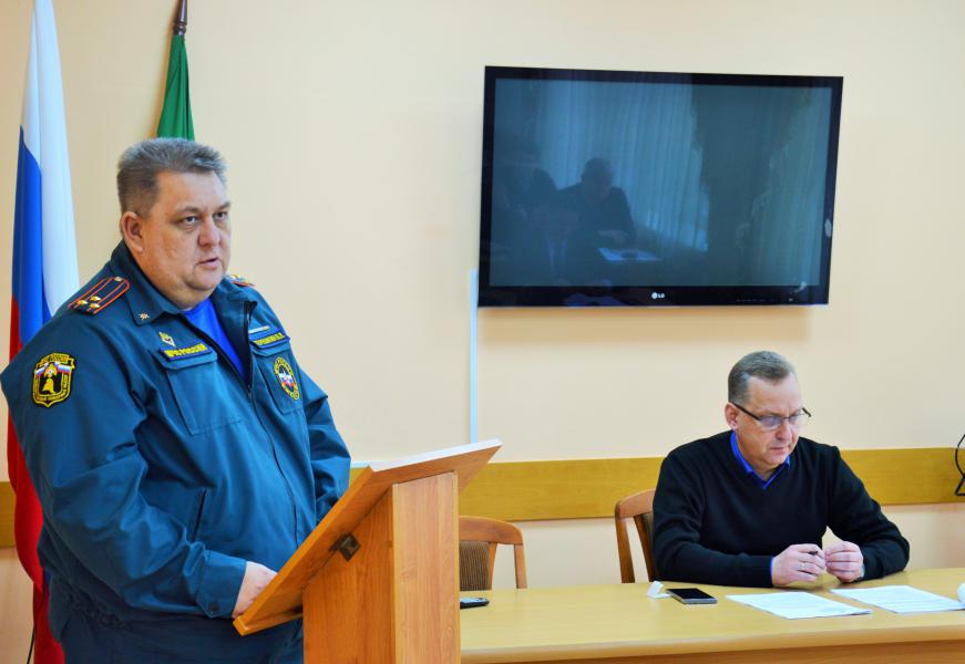 Проведено заседание комиссии по предупреждению и ликвидации чрезвычайных ситуаций